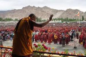 Dalai Lama in Ladakh 2018